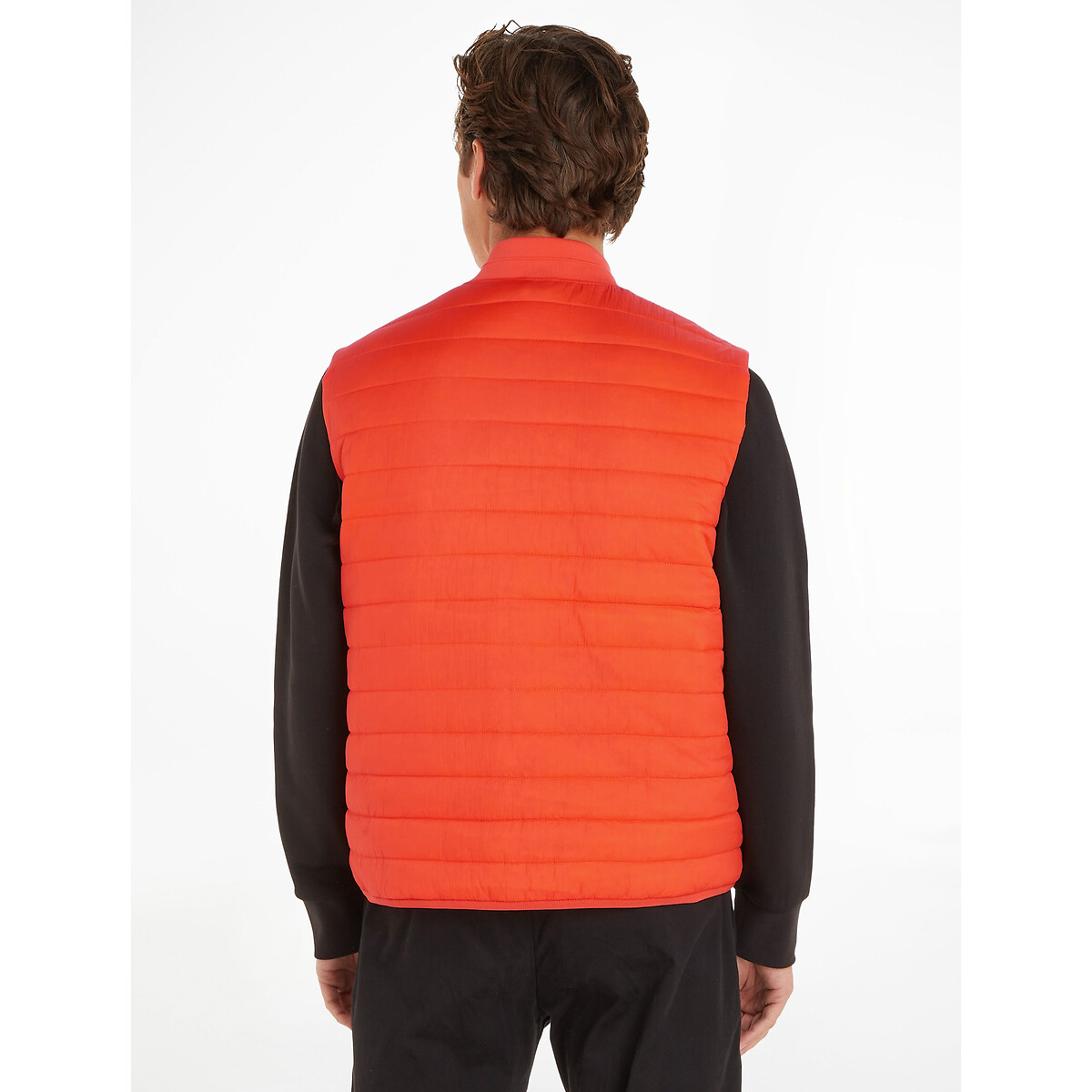 CALVIN KLEIN<br>Bodywarmer, efeito enrugado