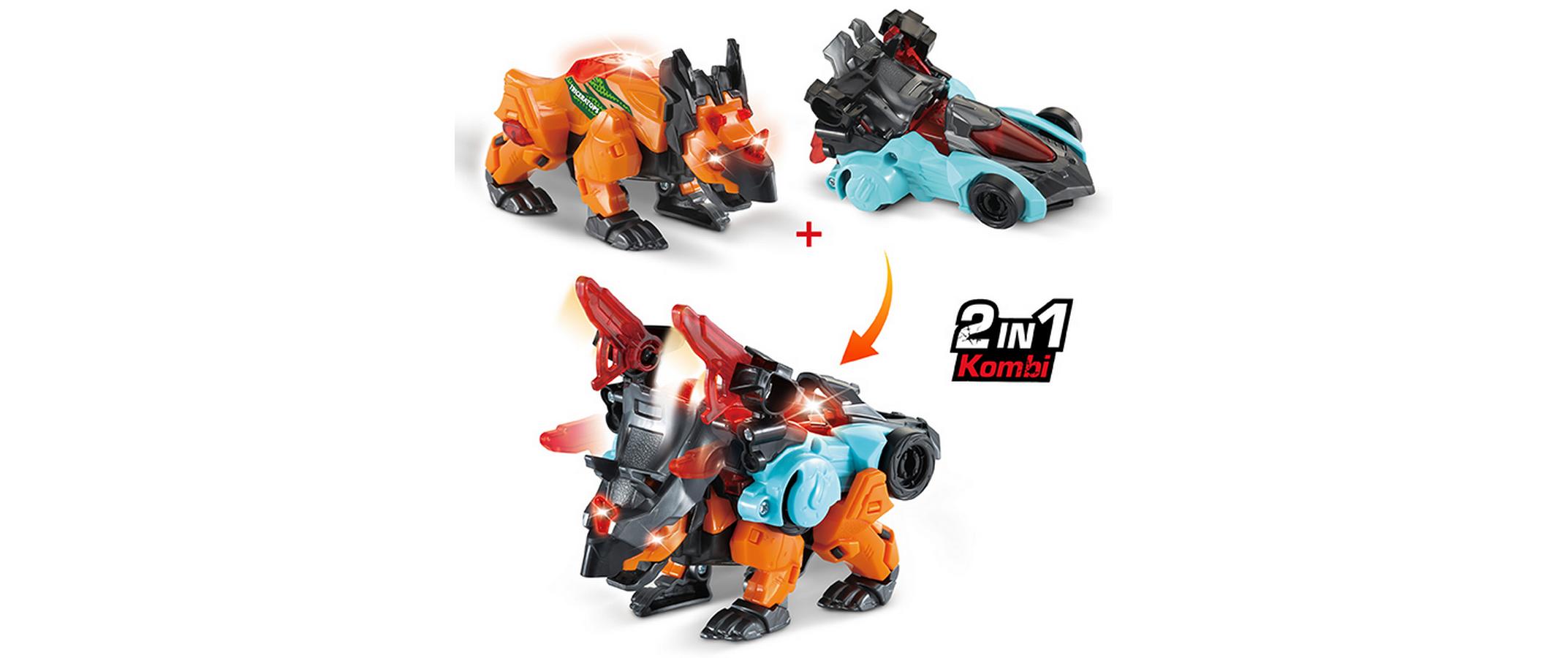 Switch & Go Dinos – Combo TriceratopsVielseitiger 2-in-1 Spielspass als Auto und Dino