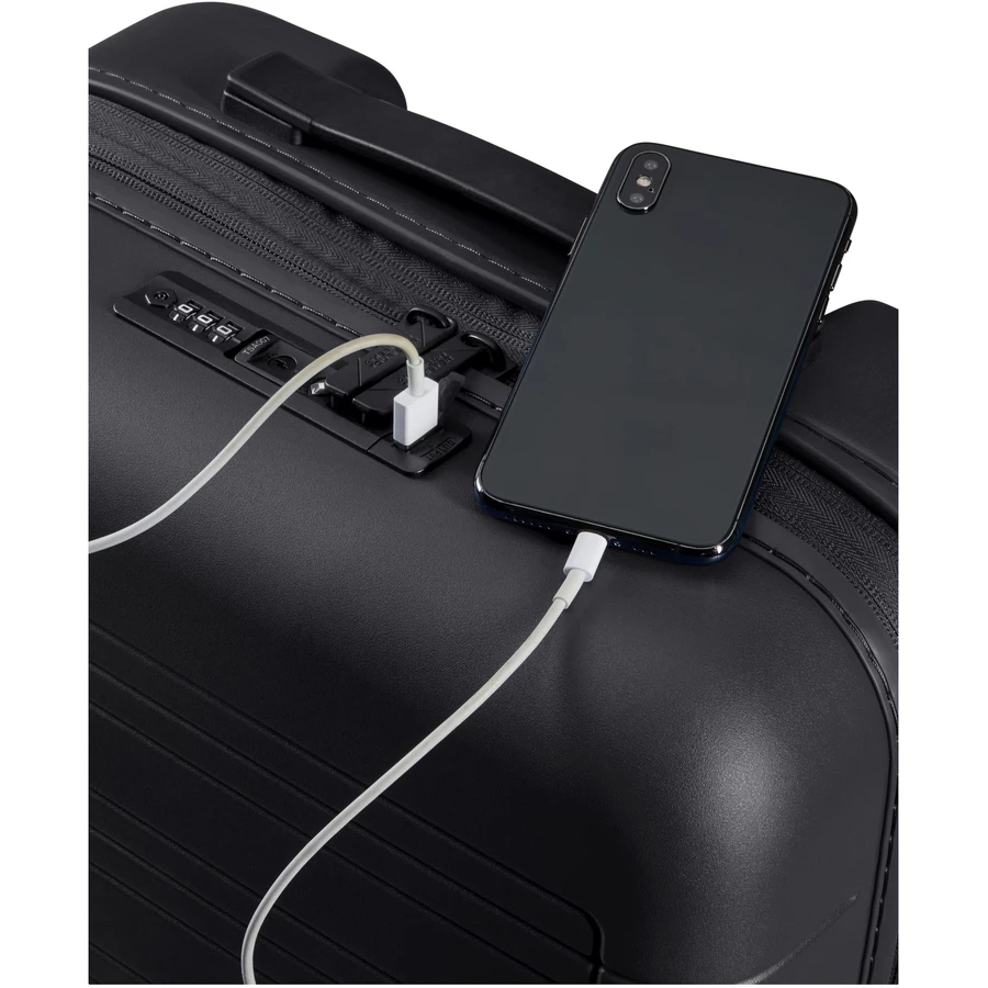 American Tourister Novastream - 4-Rollen Kabinentrolley 55 cm erw. dark slate