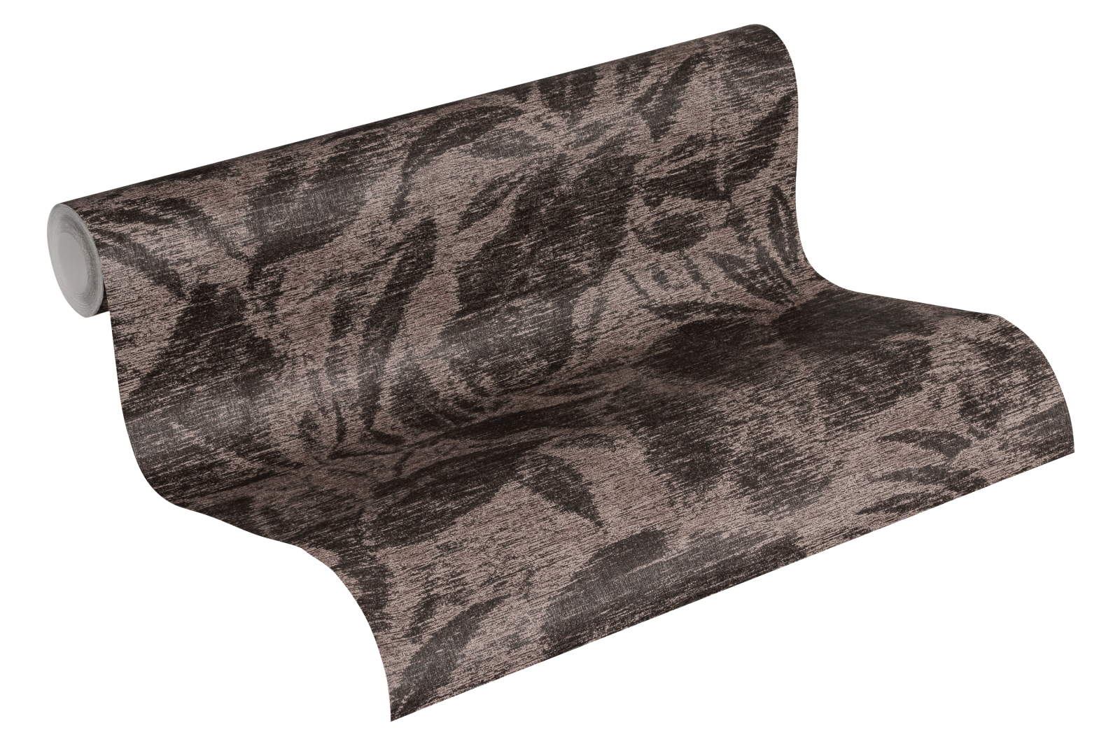Vliestapete GREENERY - schwarz-braun - 10 Meter