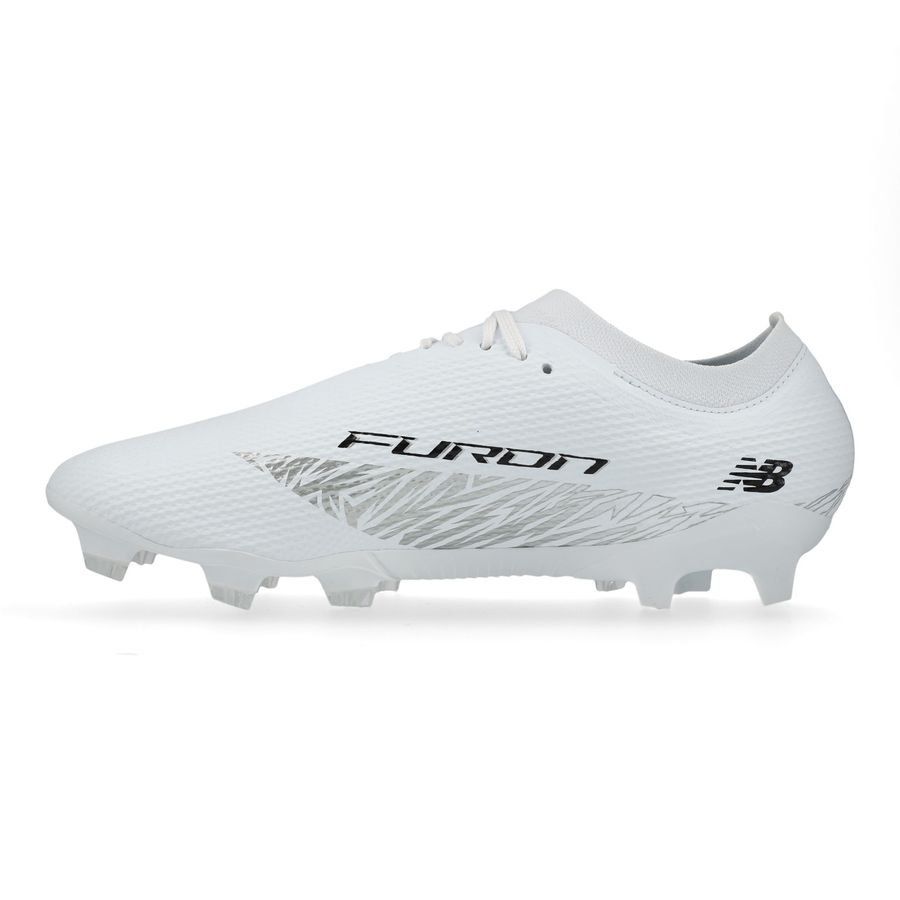 New Balance Furon V8 Team FG 10 Year - Blanc/Noir