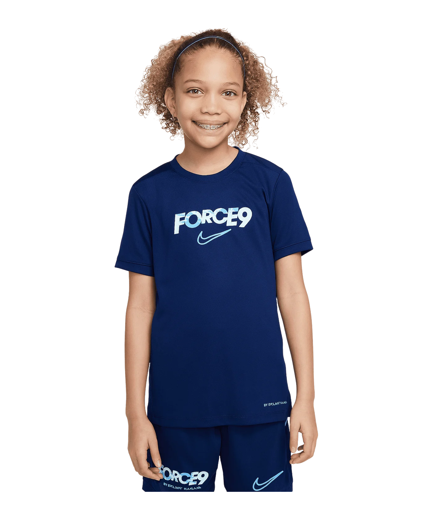 Nike Academy Erling Haaland Trainingshirt Kids Blau F492
