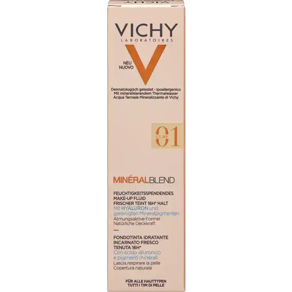 MINÉRALBLEND feuchtigkeitsspendendes Make-up-Fluid 01 clay