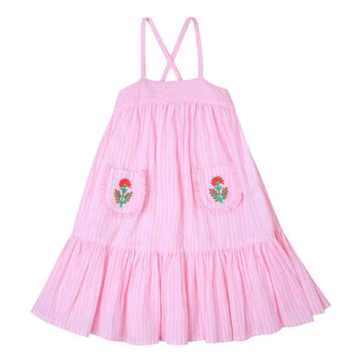 Kidsagogo Robe Novalie Rayée | Rose