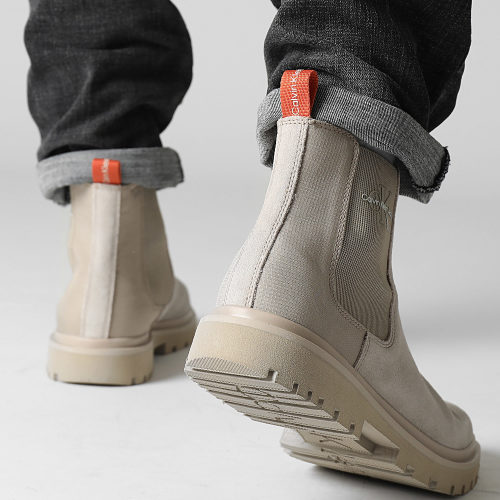 Chelsea Boots Suede 0764 Plaza Taupe Apricot Orange