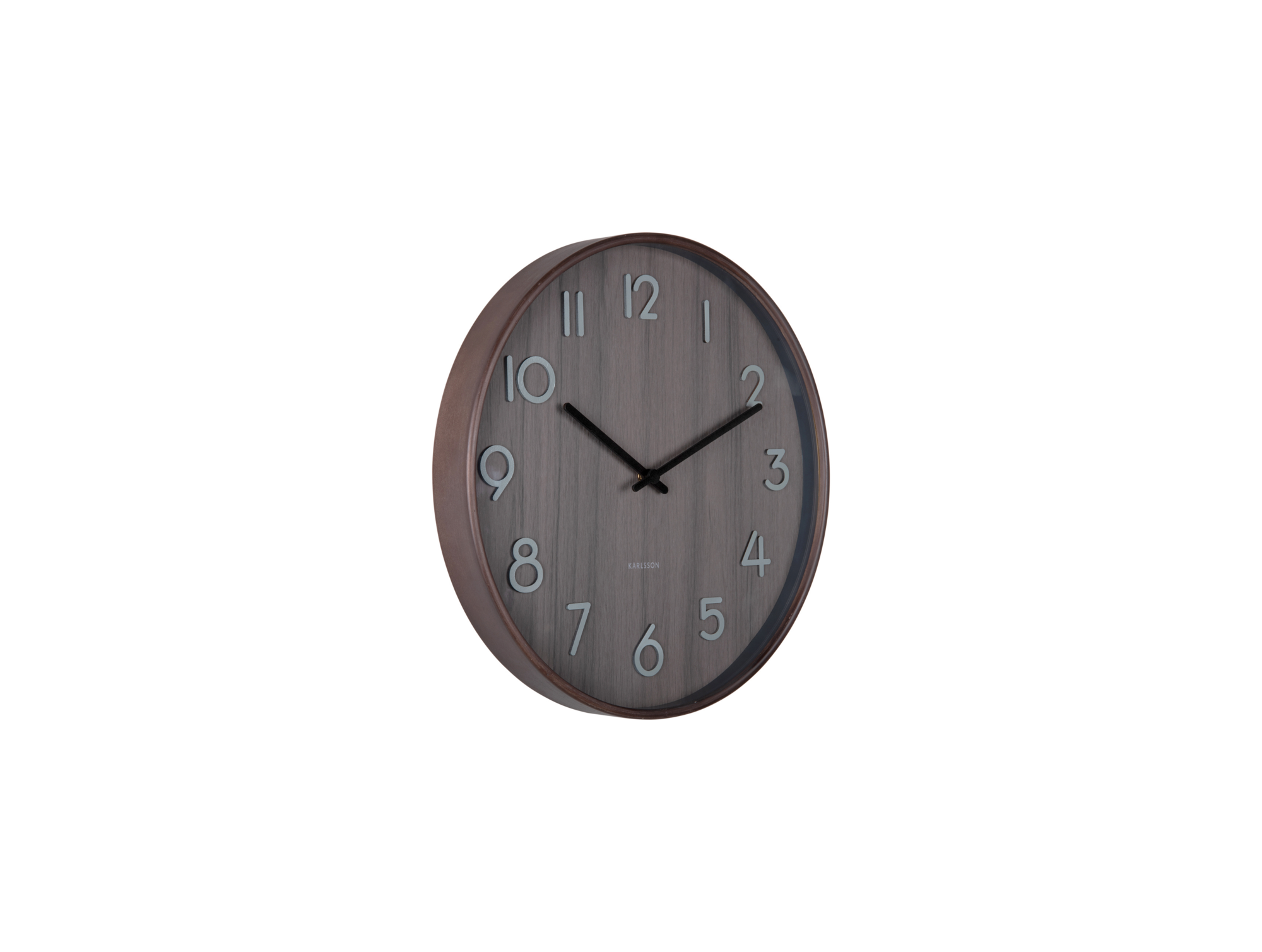 Wall clock Pure small walnut wood