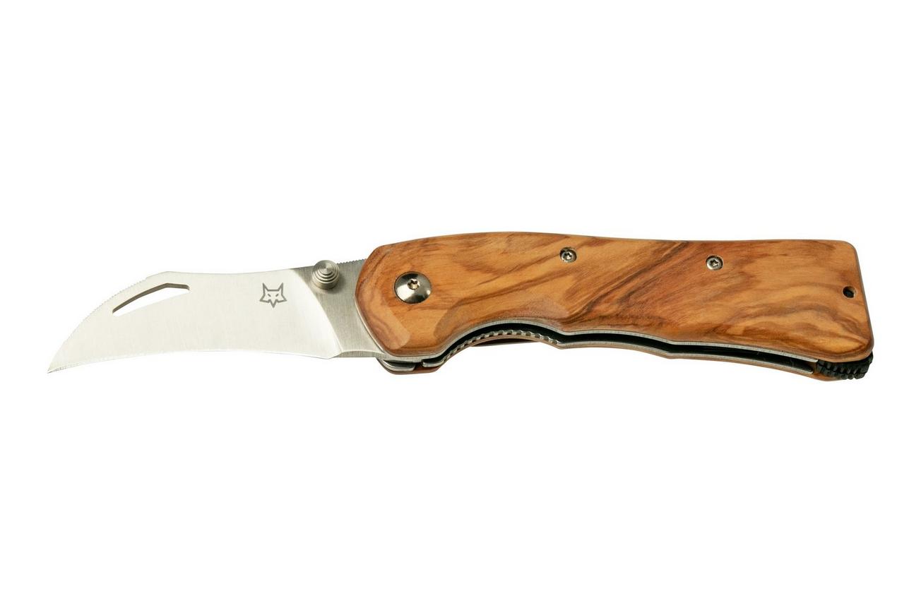 Fox Knives Spora Mushroom Satin Olive FX-409OL, champignonmes