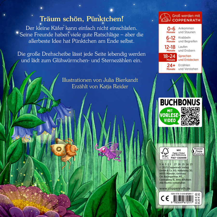 Coppenrath Schlaf gut, kleiner Käfer Pünktchen (mit Buchbonus)