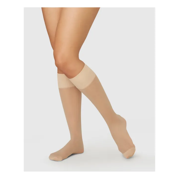 Swedish Stockings Lot 2 Mi-Bas Elin 20 Deniers | Beige