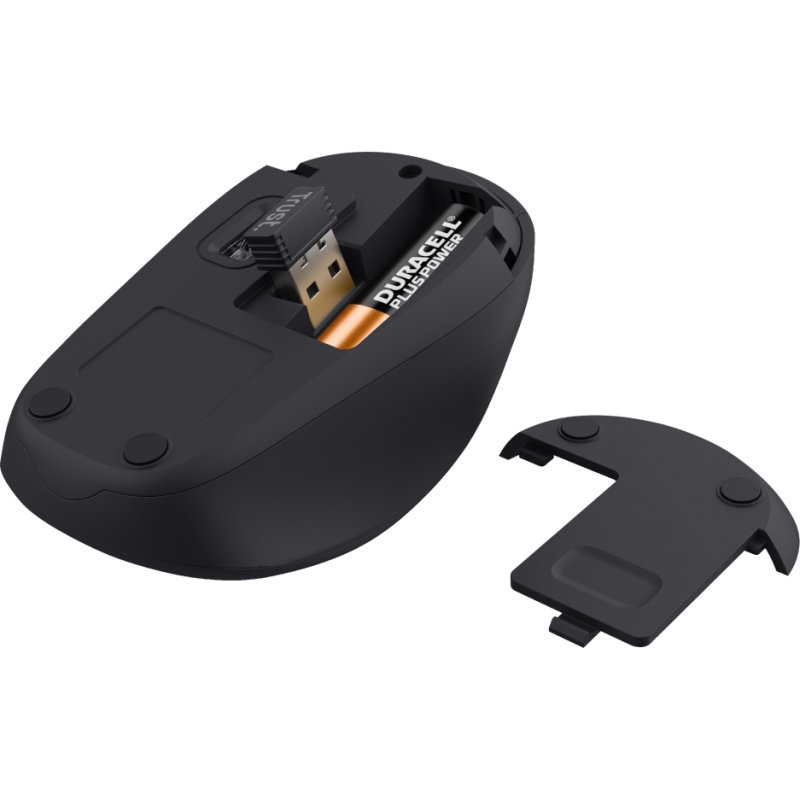 Trust Yvi+ souris Bureau Droitier RF sans fil Optique 1600 DPI
