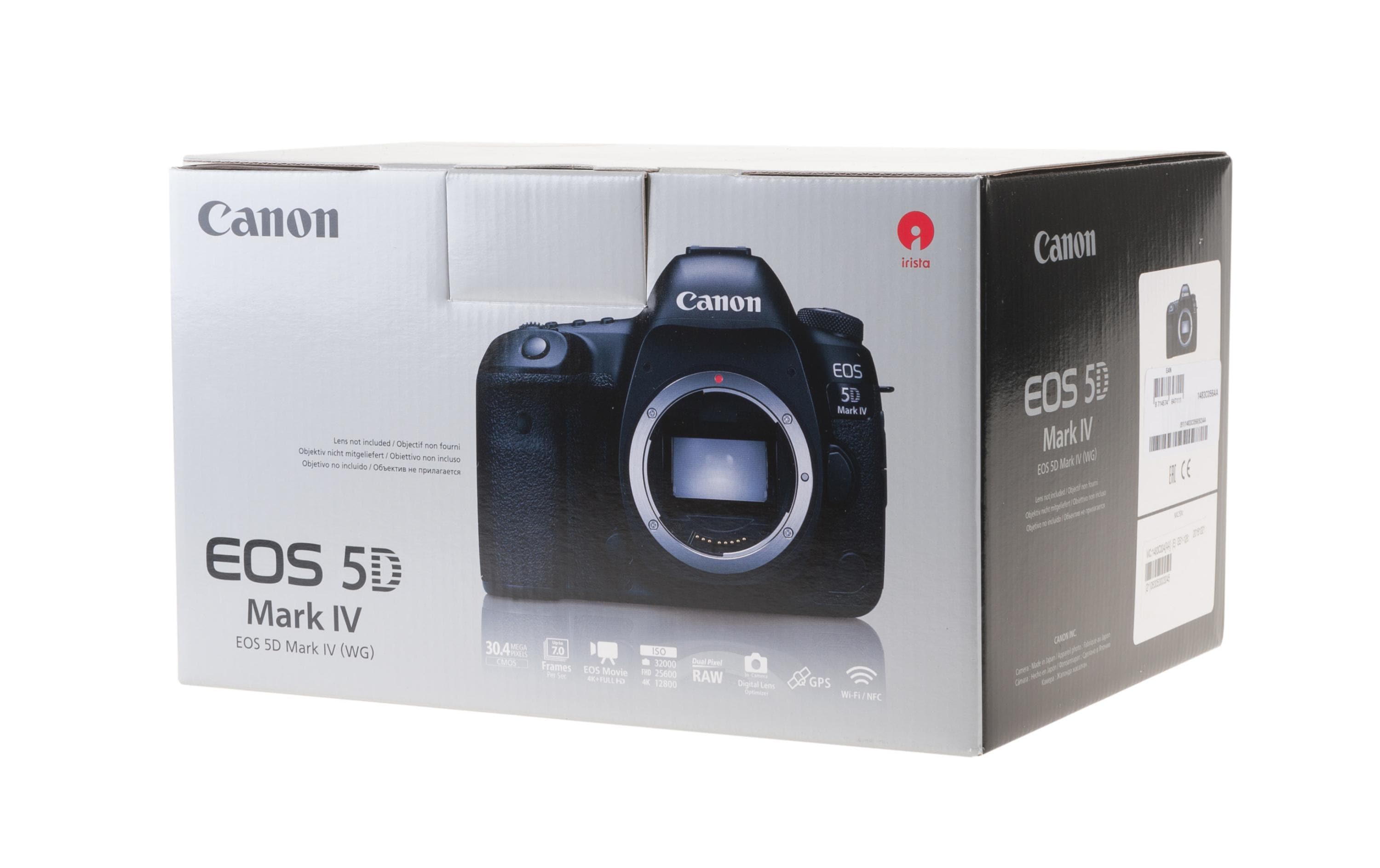 Fotokamera EOS 5D Mark IV Body<br>Erstklassig konstruierte Allround-Kamera