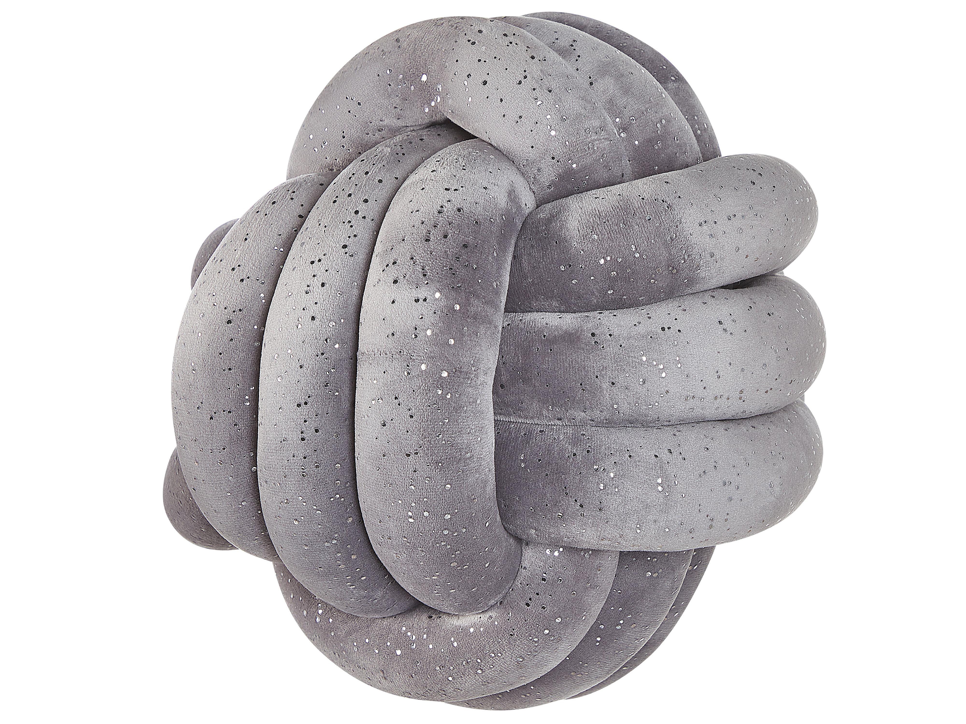 Sierkussen MALNI Fluweel 30 x 30 cm Grijs effen