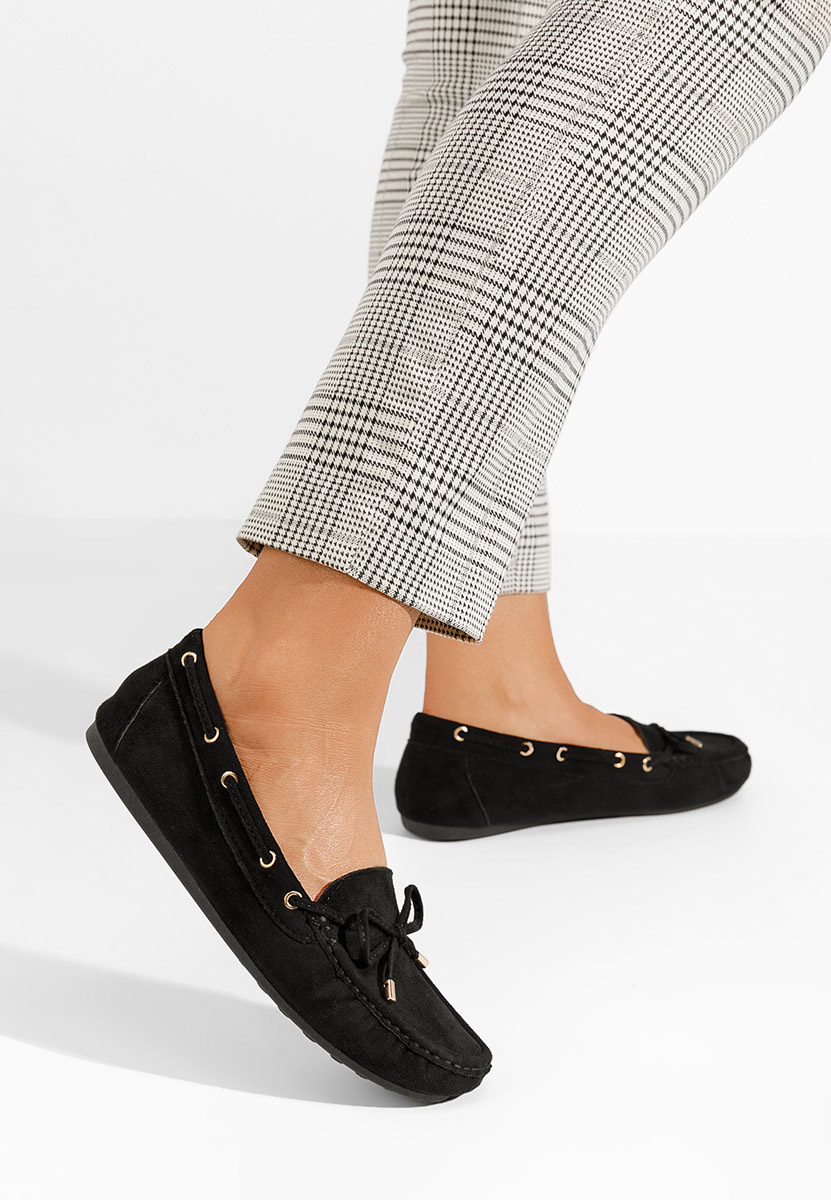 Mocassins femme noirs Teazzura