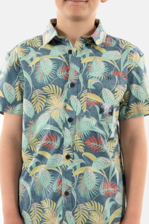 Chemises manches courtes teddy smith hook 351 dark navy