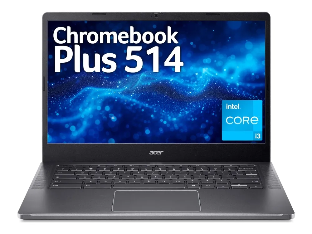 Acer Chromebook Plus 514 CBE594-1 - Intel Core i3 - N305 / op til 3.8 GHz - Chrome OS - UHD Graphics - 8 GB RAM - 256 GB SSD 3D Triple-level Cell (TLC) - 14