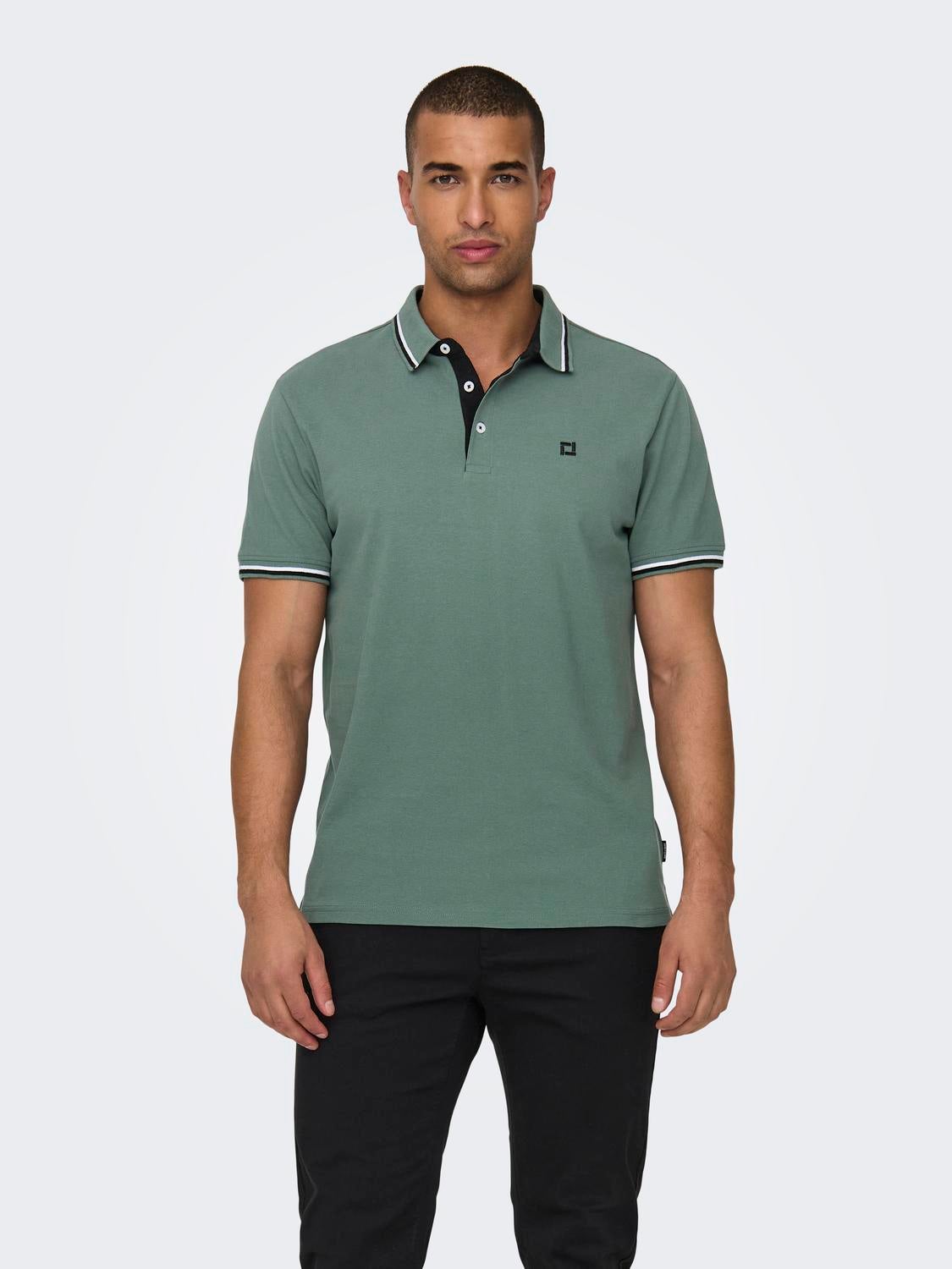 ONSFLETCHER Polo Dark Forest