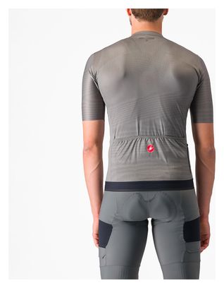 Maillot Manches Courtes Castelli Unlimited Endurance Gris