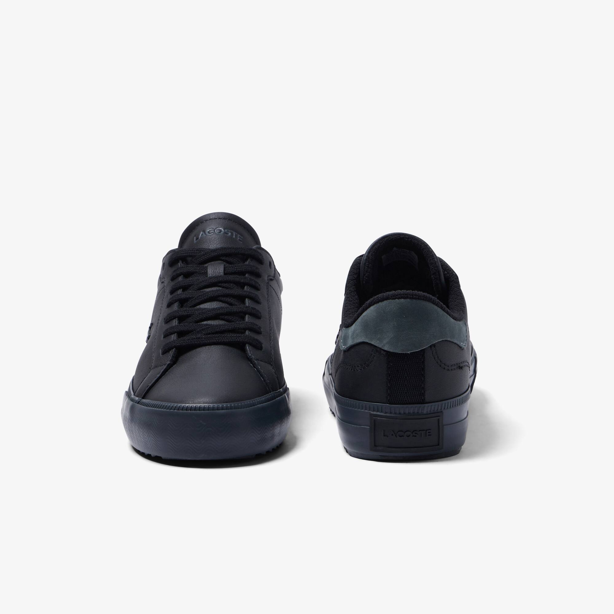 Chaussures outdoor Powercourt Winter femme Lacoste en cuir Outdoor - Noir - Lacoste - Femme