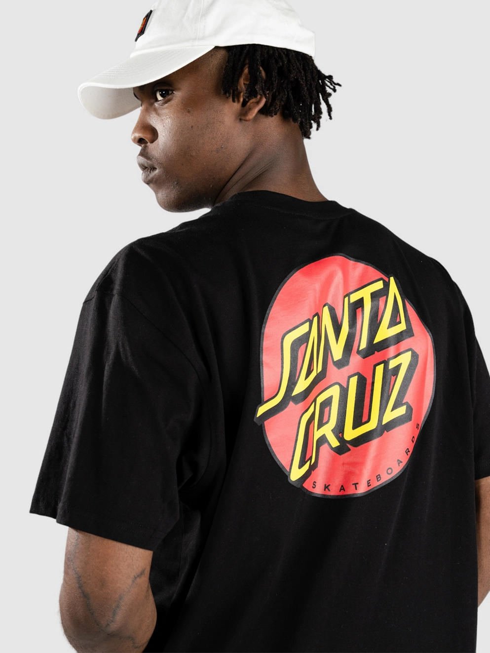 Santa Cruz Classic Dot Chest T-Shirt black