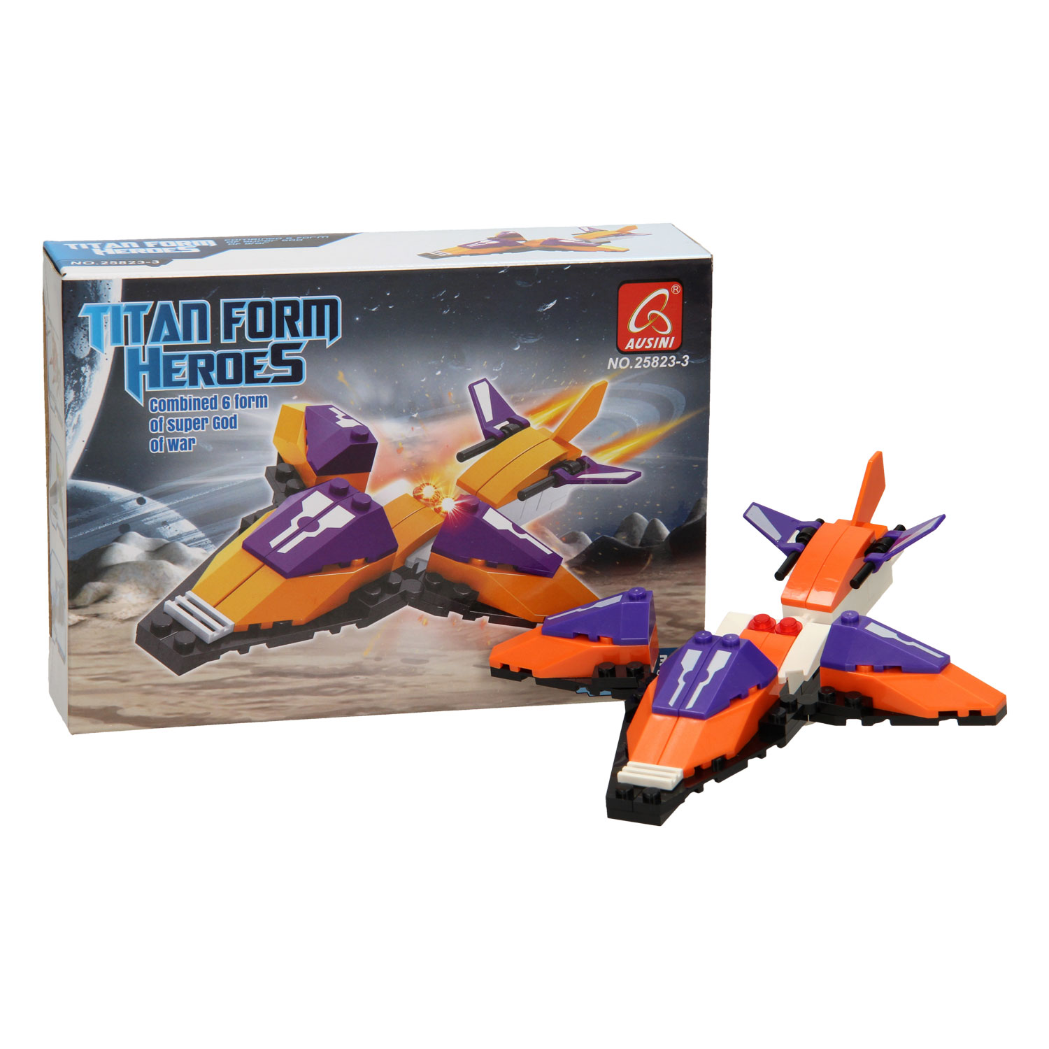 Bouwset Titan Heroes - Space Oranje, 49dlg.