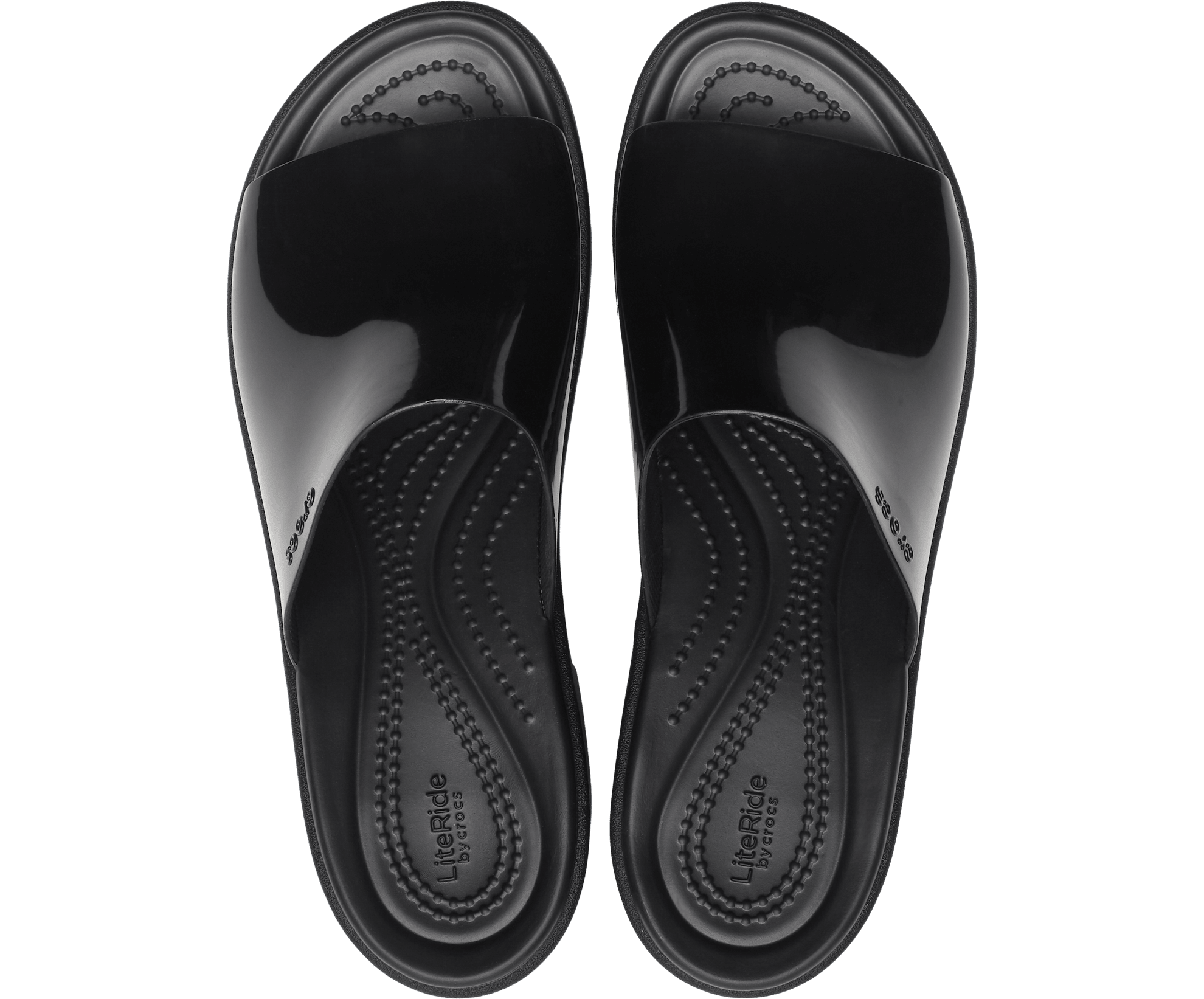 Brooklyn Slide High Shine Heel - Sandal