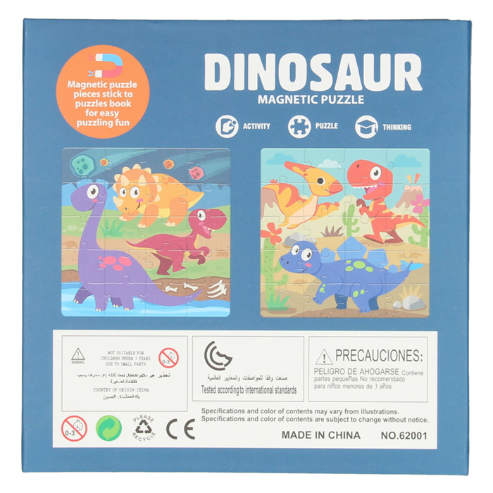 Magnetisch Puzzelboek Dino