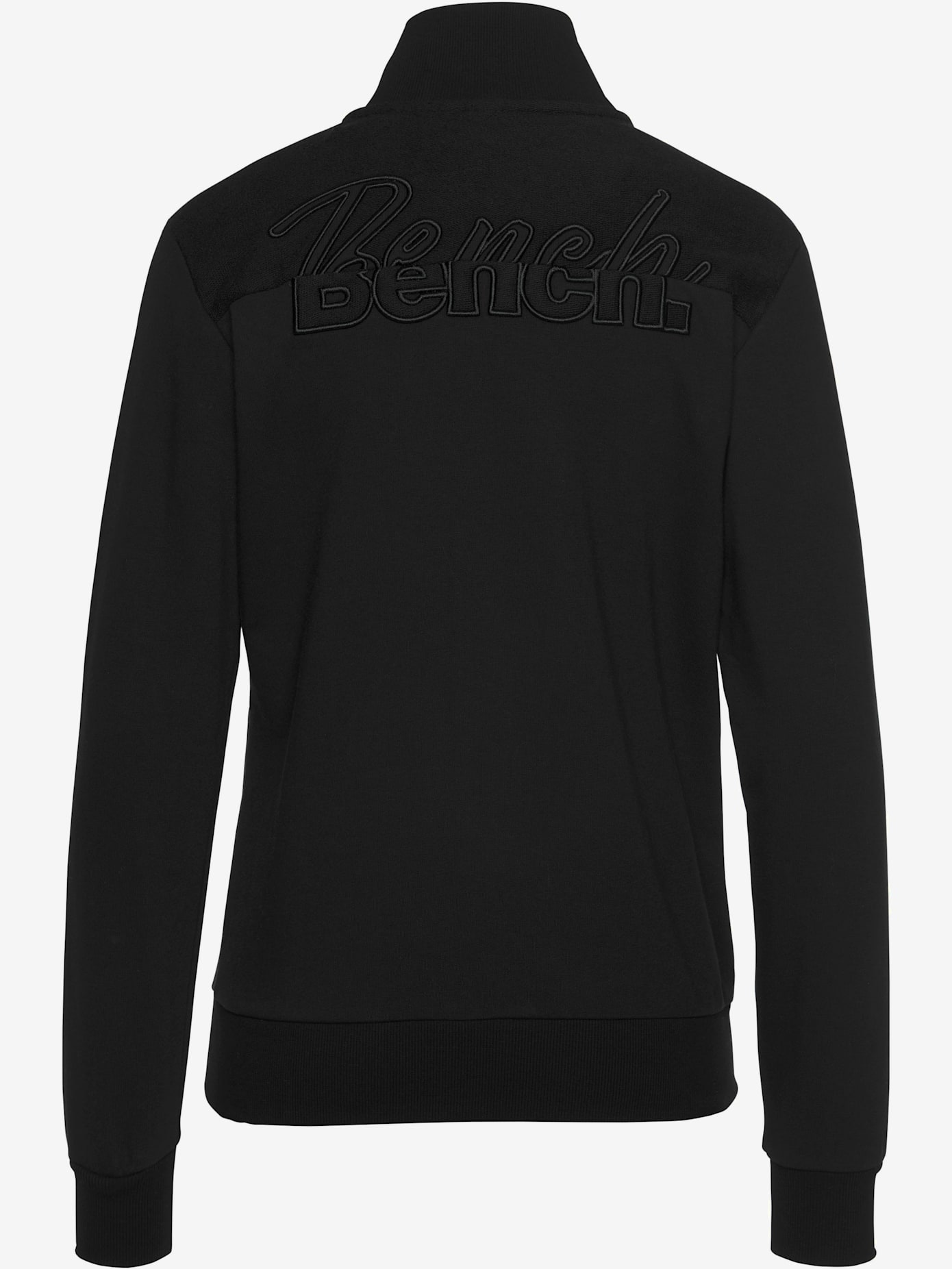 Veste sweat à col montant