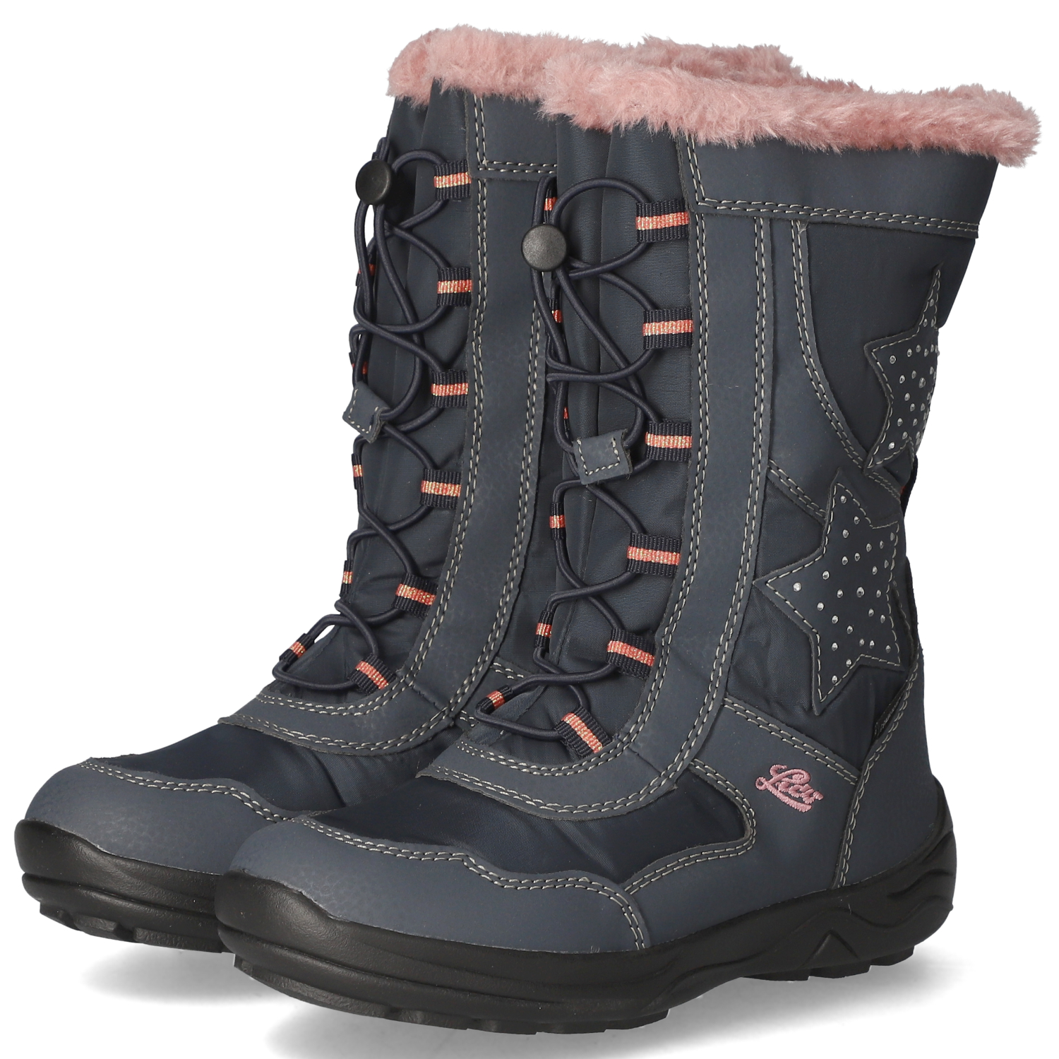 Lico Winterstiefel CATHRIN - marine/rosa