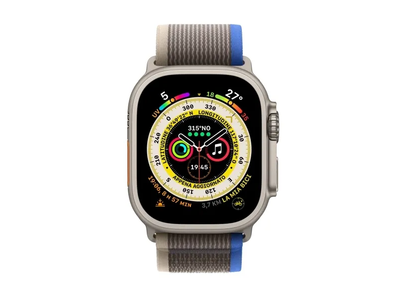 Apple Watch Ultra, OLED, Berøringsskærm, 32 GB, Wi-Fi, GPS (satellit), 61,3 g