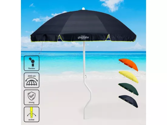 Parasol de plage 200 cm anti vent Shadeo