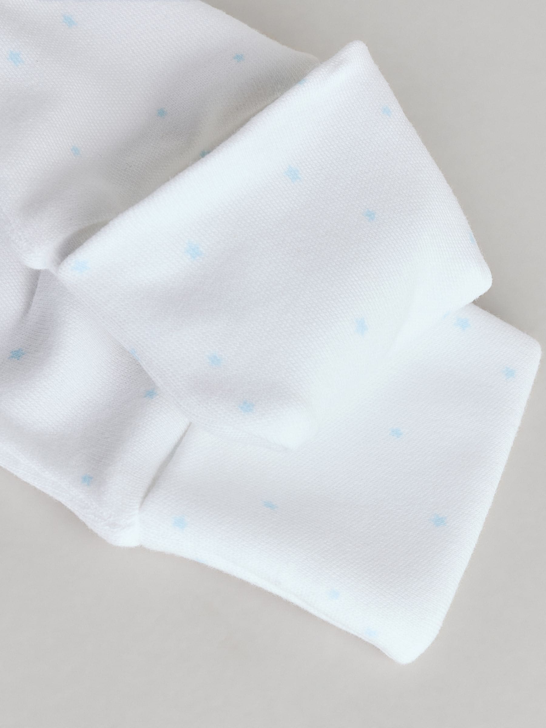 Blauw/wit - Geborduurde babypyjama's 3 stuks (0-2jaar)