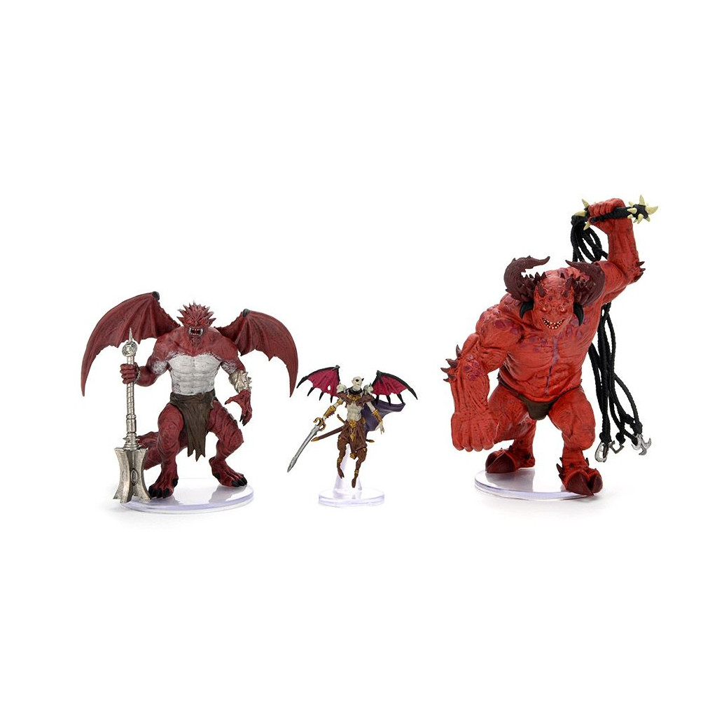 D&D Icons of the Realms Premium Figures - Archdevils: Hutijin, Moloch, and Titivilus