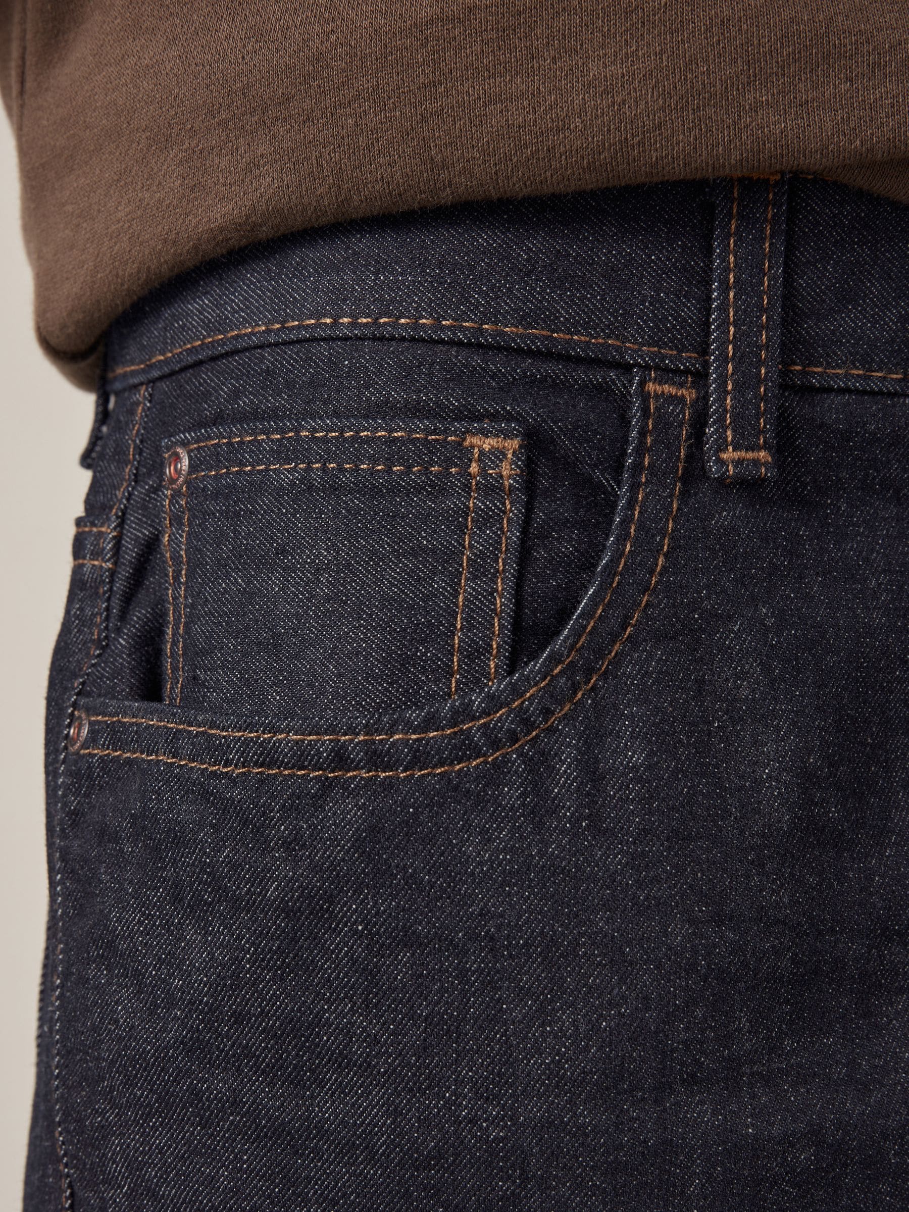 Donkerblauw - 100% katoenen authentic jeans