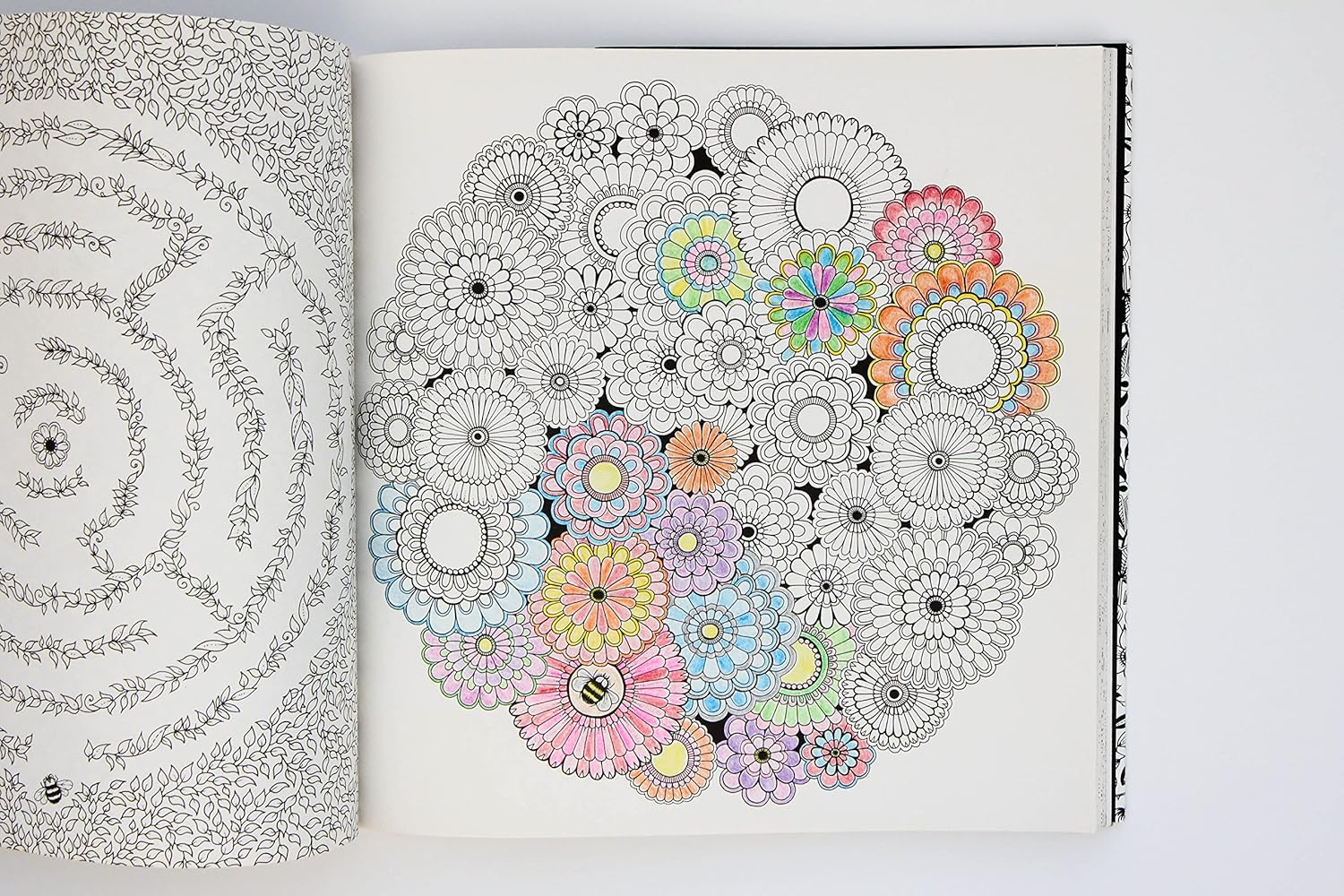 (25x25cm) Anti Stress Malbuch Secret Garden Mandala Kreatives Zeichnungsheft für Erwachsene