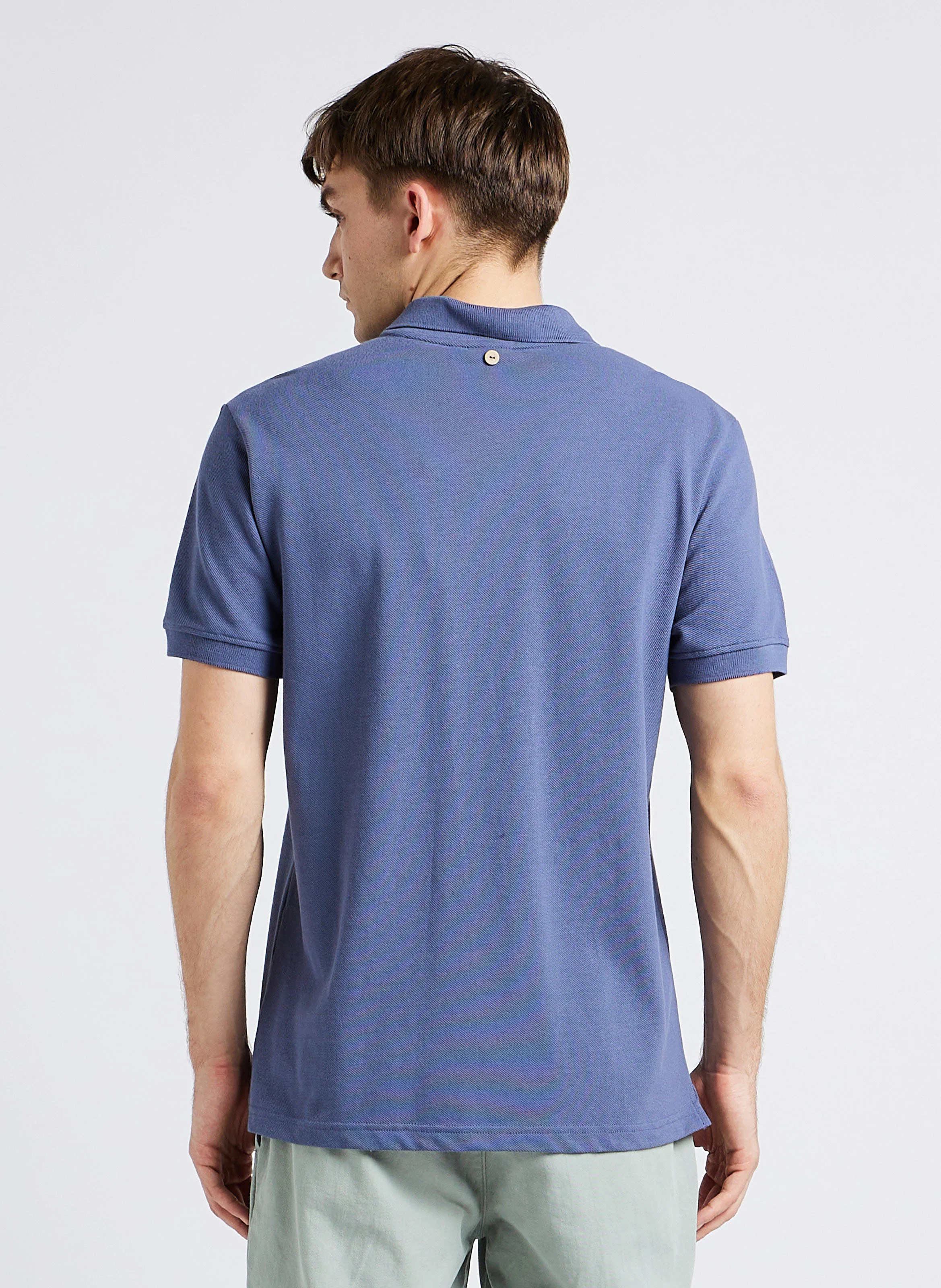 LUMIGNY - Polo regular-fit en coton| Bleu