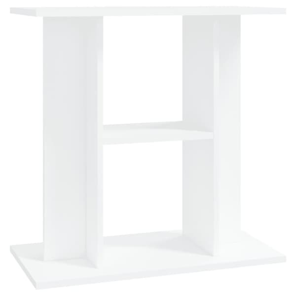 vidaXL Akvariumstativ hvit 60x30x60 cm konstruert tre