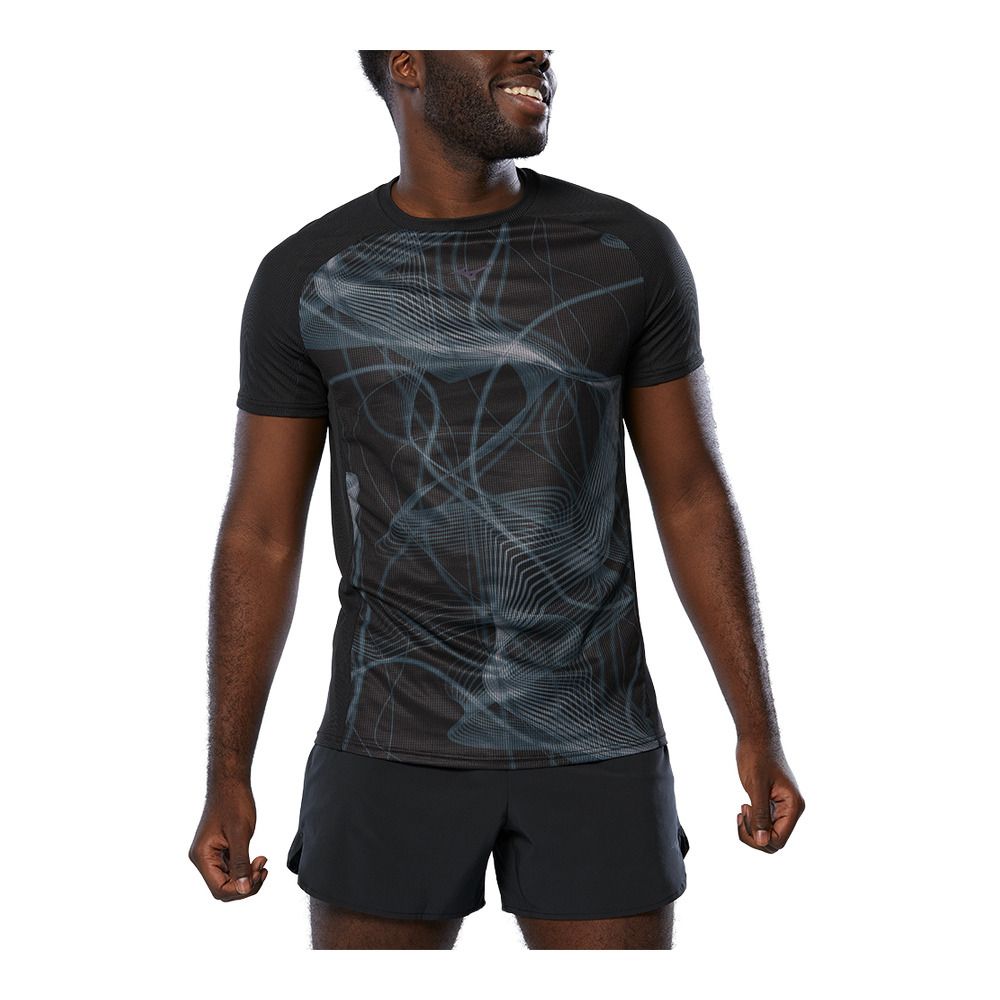 Mizuno AERO - Maillot Homme black