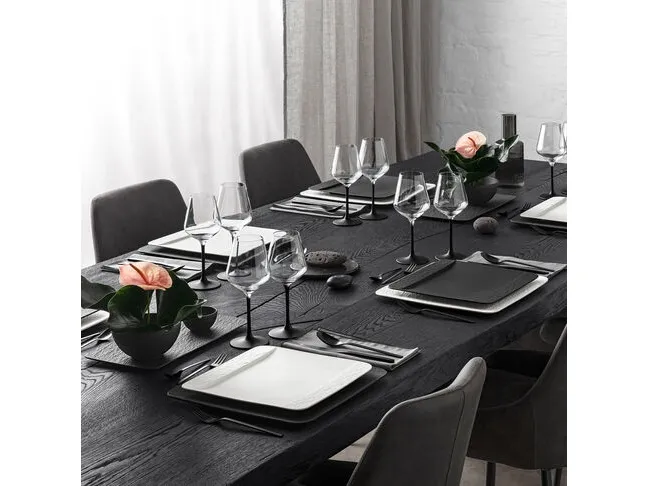 Villeroy & Boch 1137988110, Rødvinsglas, Fløjteglas, Krystal, Glas, Sort, Transparent, 470 ml, 9,6 cm