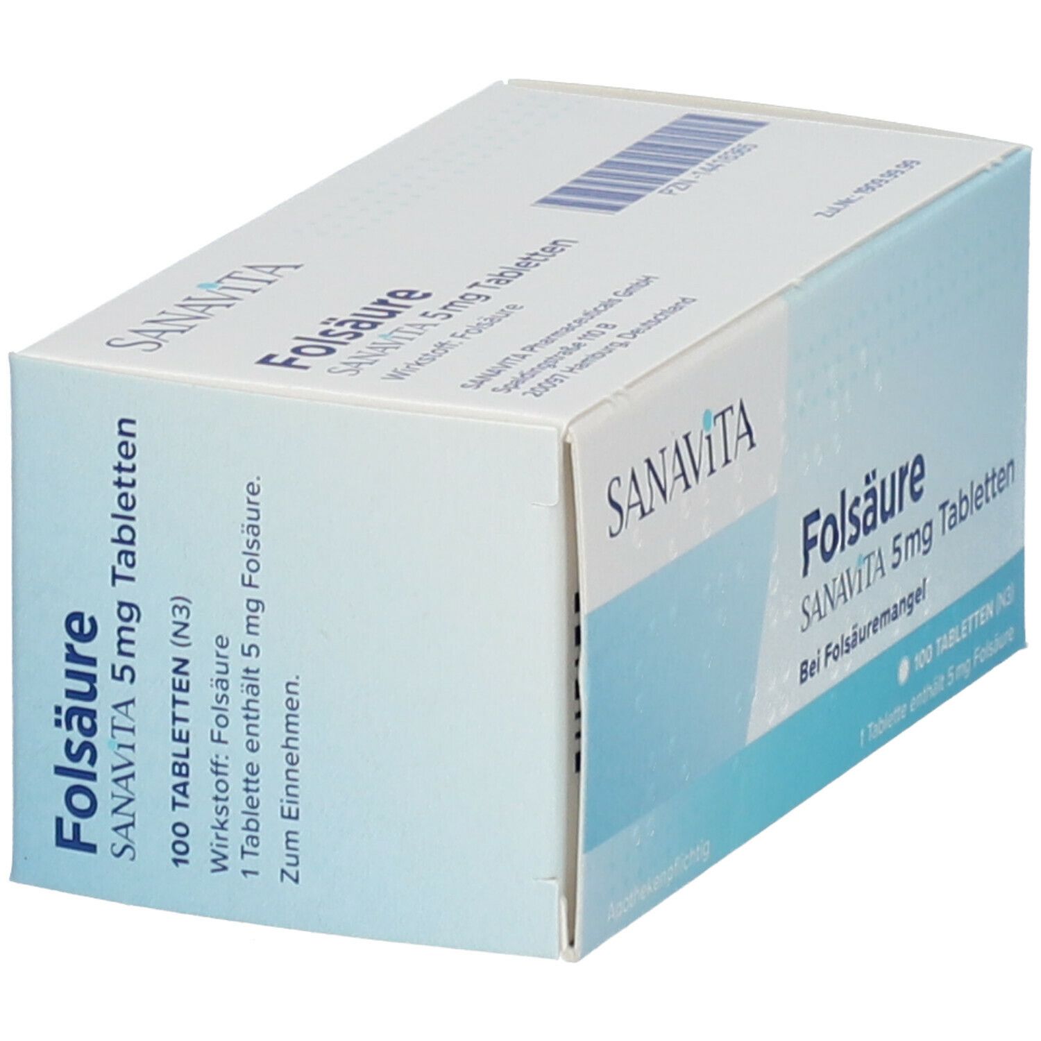 SANAVITA Folsäure 5 mg
