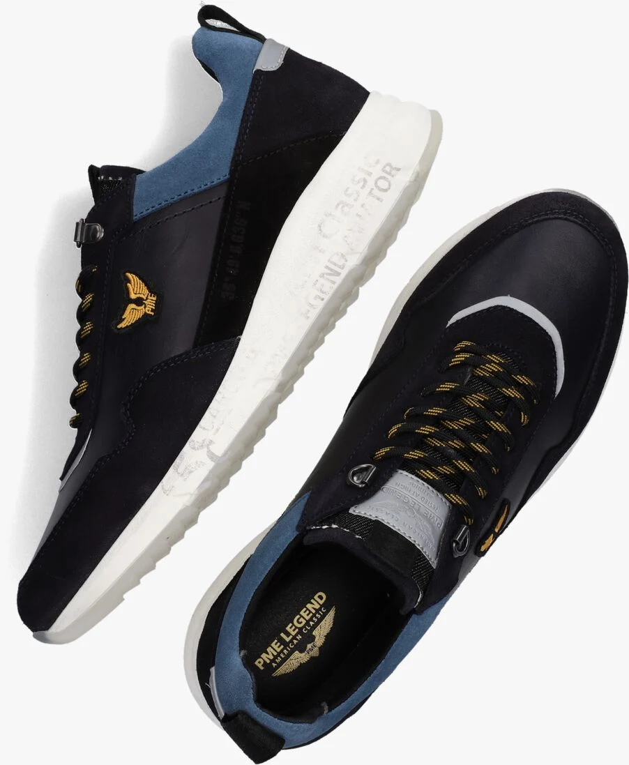 PME LEGEND blauwe pme legend lage sneakers notcher