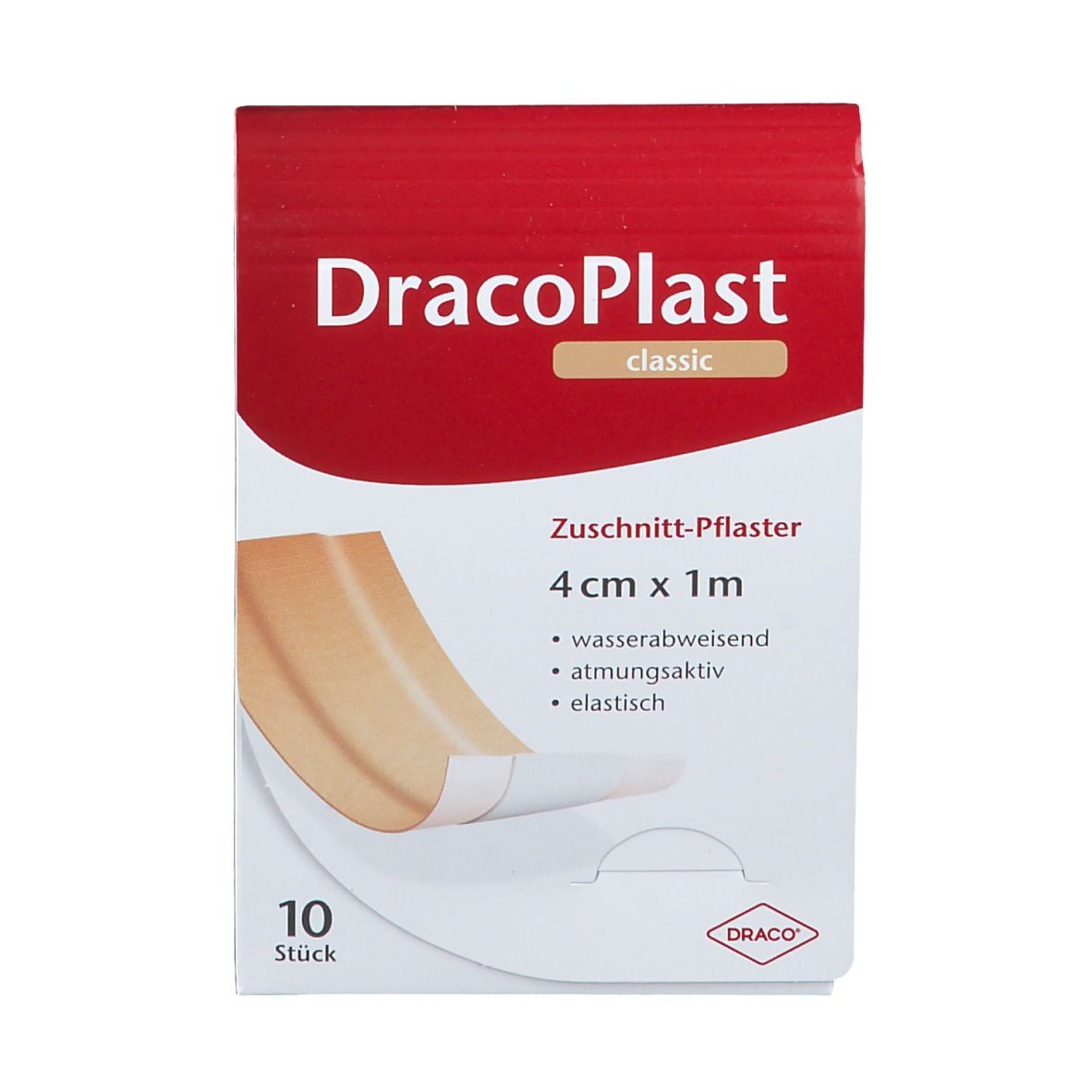 Dracoplast Classic Pflaster 10 x 4 cm
