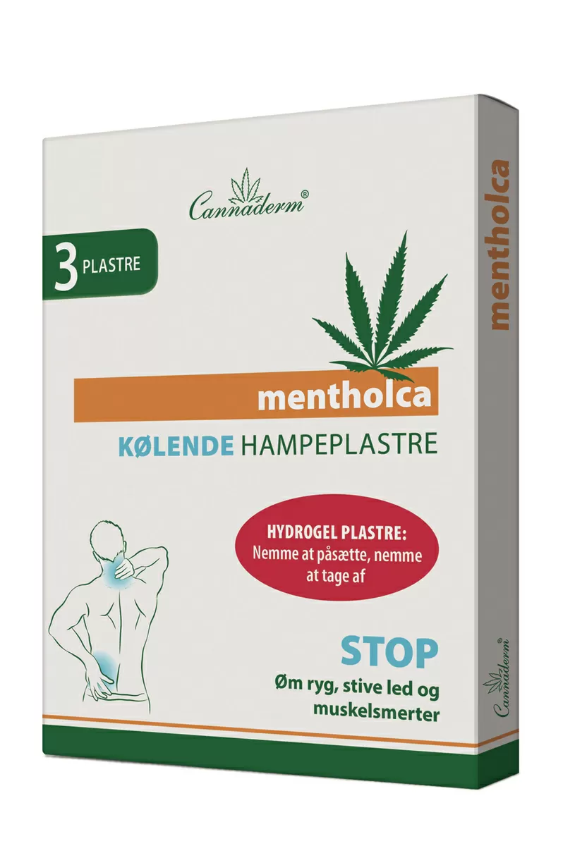 Cannaderm Mentholca Kølende Plastre - 3 stk.