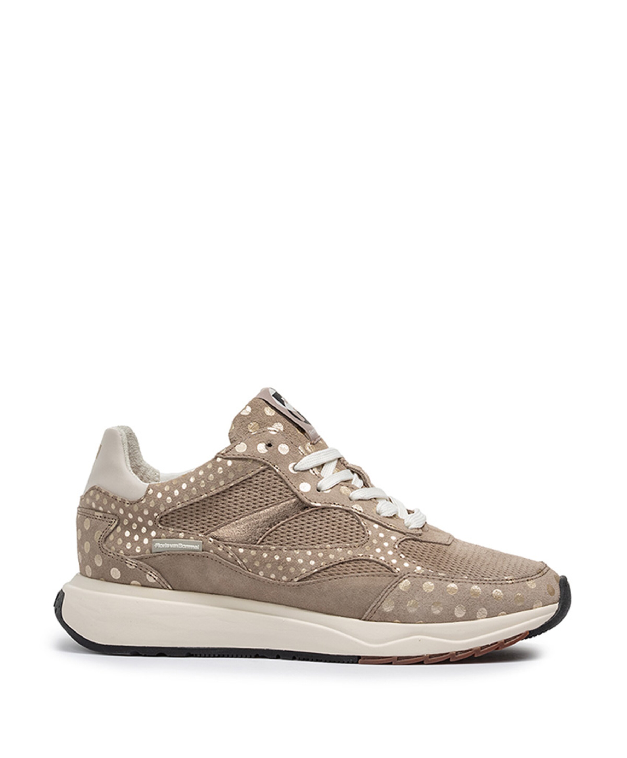 Floris van Bommel dames sneakers beige