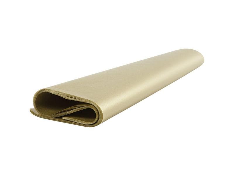 Creativ Company Seidenpapier 50 x 70 cm, 25 Blatt, Gold Seidenpapier in Gold