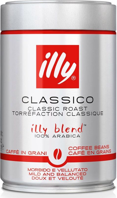 Illy - Classico - Koffiebonen - 6 x 250g - 100% Arabica - Medium Gebrand