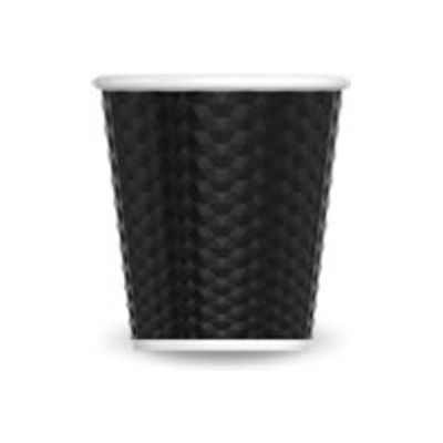 Les Artistes Timeless - Tasse en porcelaine nid d'abeille - 80 ml - noir