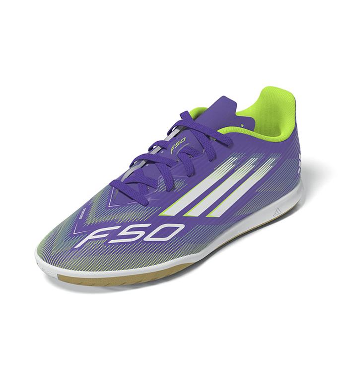 adidas F50 Club Indoor JI0042 PURRUS-FTWWHT-LUCLEM
