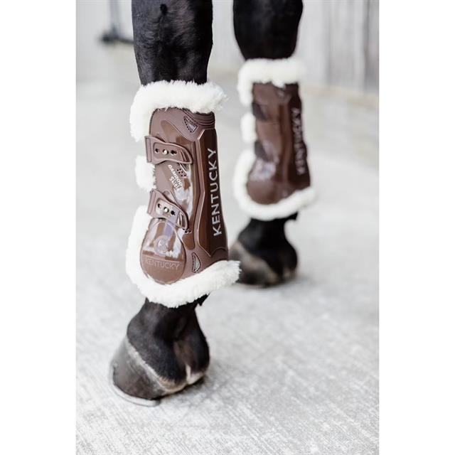 Peesbeschermers Kentucky Vegan Wol Bamboo Elastic Bruin