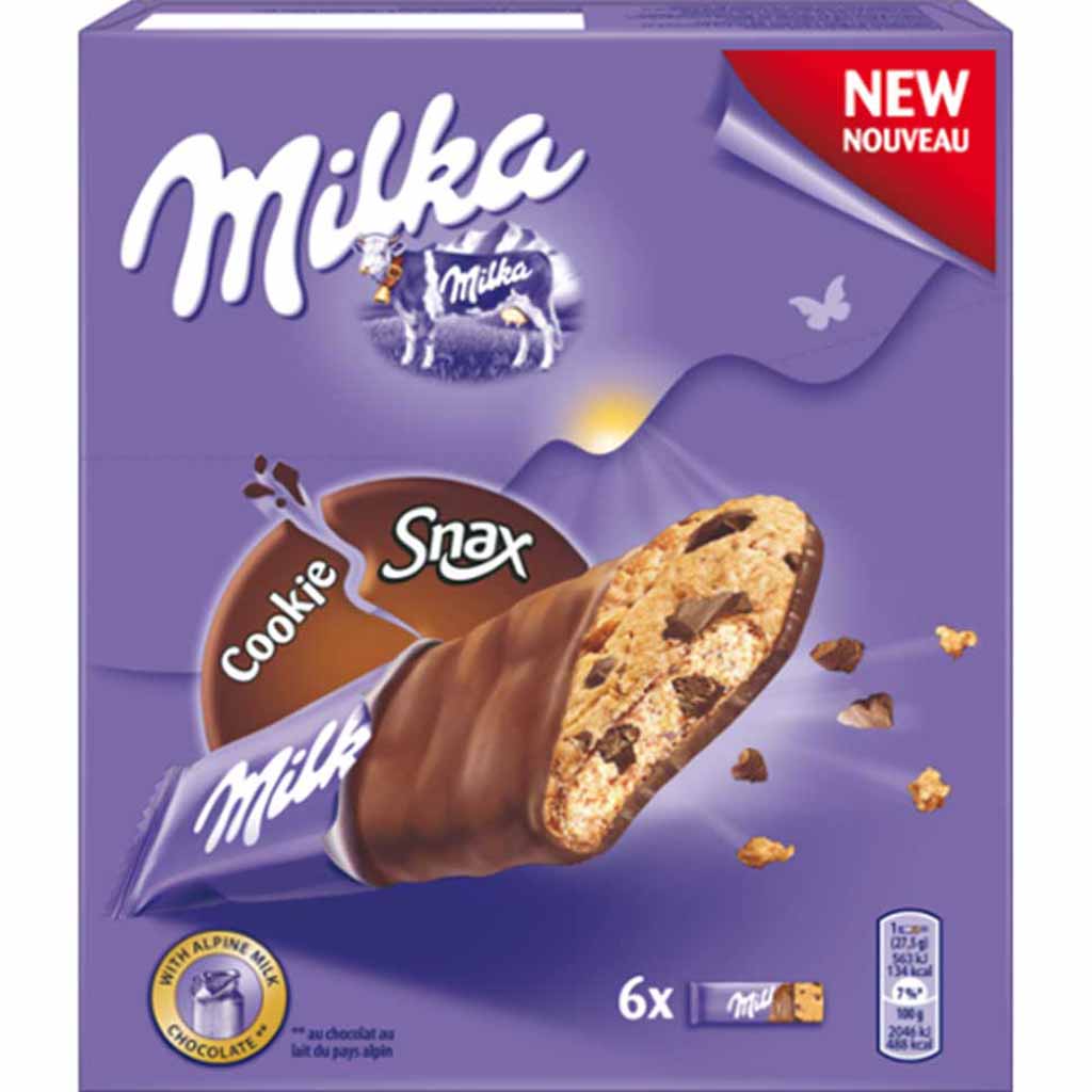 Milka Cookie Snax 6er 165g MHD:31.5.25