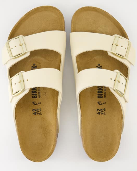 Birkenstock Arizona Pantoletten in Beige